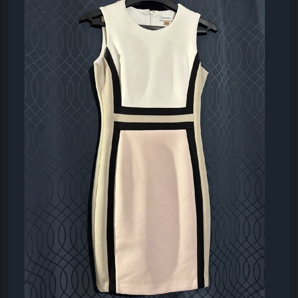 😍 Calvin Klein MIDI Form Flattering Sleeveless Dress! - Picture 1 of 3